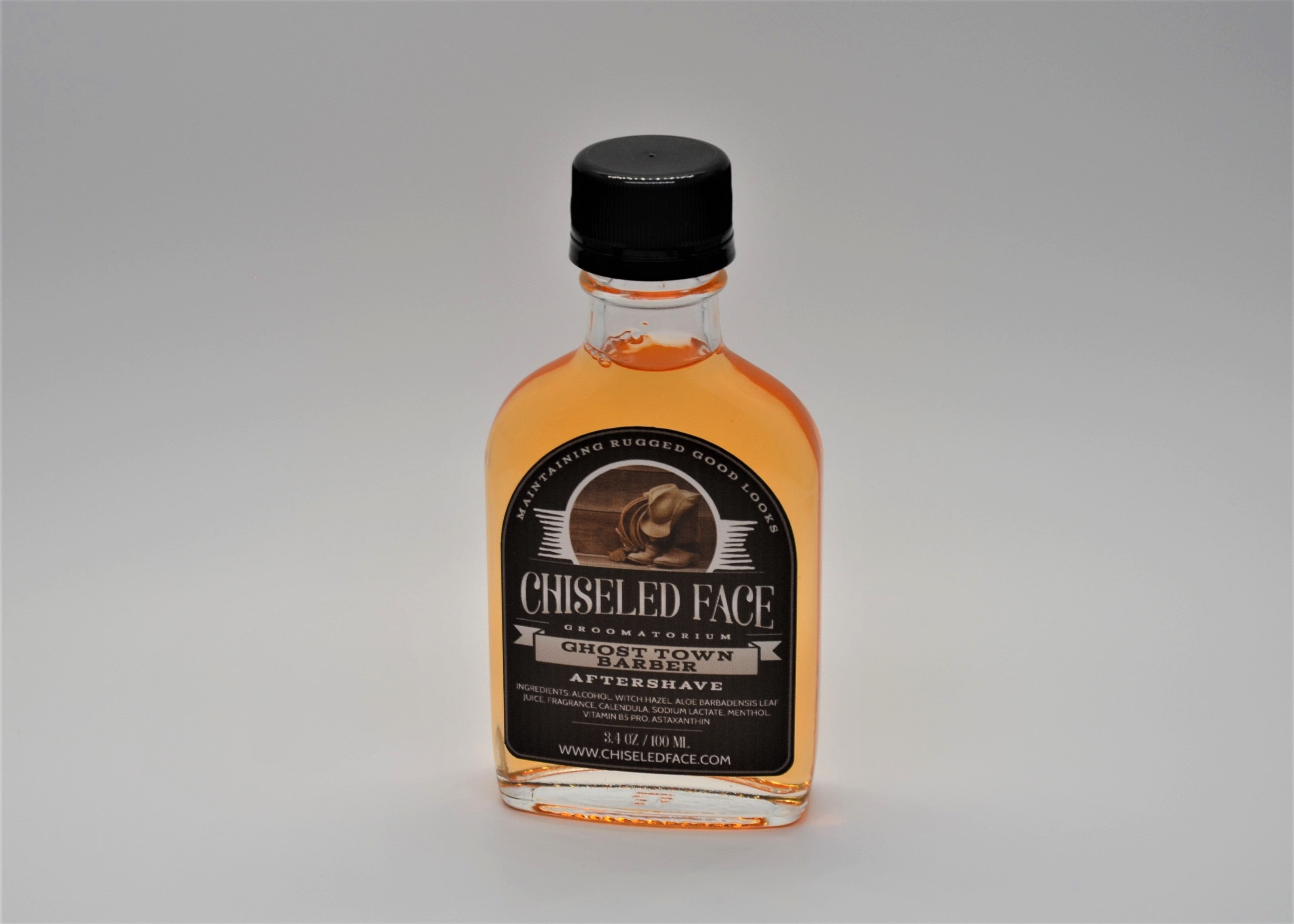 Chiseled Face Ghost Town Barber aftershave ANTICATURA