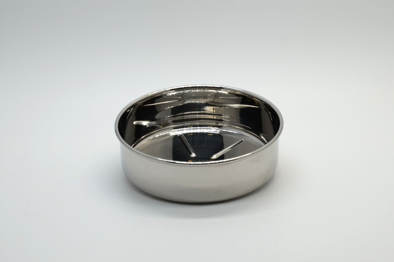 HC&C polished straight wall shave bowl