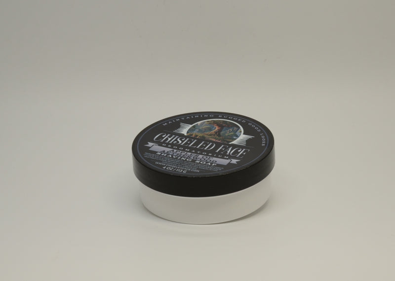 Chiseled Face Apple of Aeterwood shaving soap