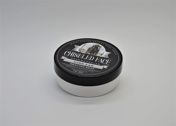 Chiseled Face Pine tar shaving soap