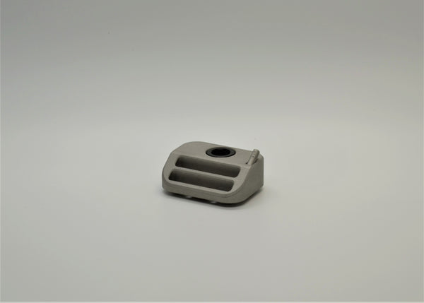 Yates Stainless safety razor stand stonewash