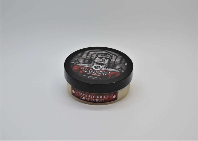 Shannons Soaps Bay Patchouli Grapefruit shaving soap