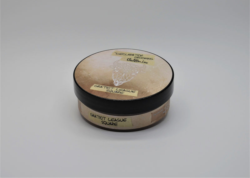 DG Gratiot League Square shaving soap