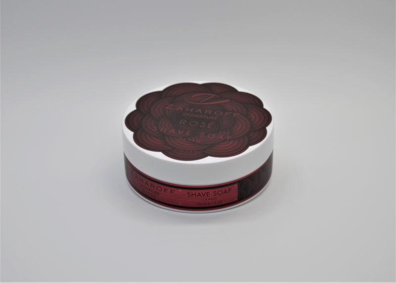 Zaharoff Rose shave soap