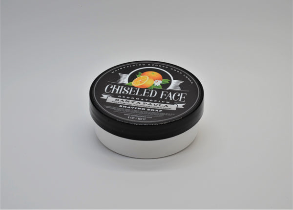 Chiseled Face Santa Paula shaving soap