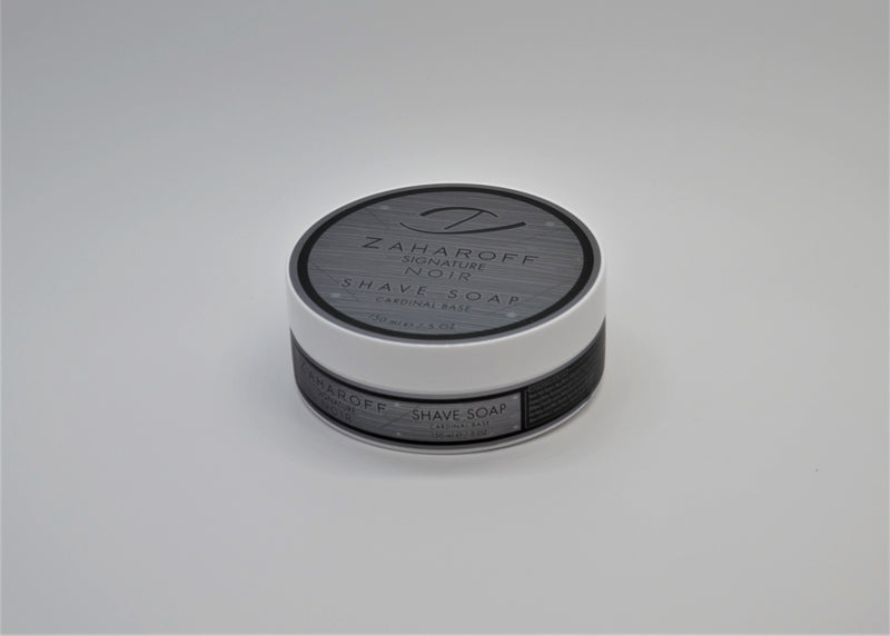 Zaharoff Signature Noir shave soap