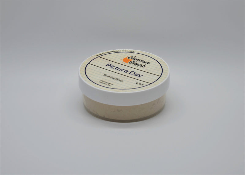 Summer Break Picture Day shaving soap