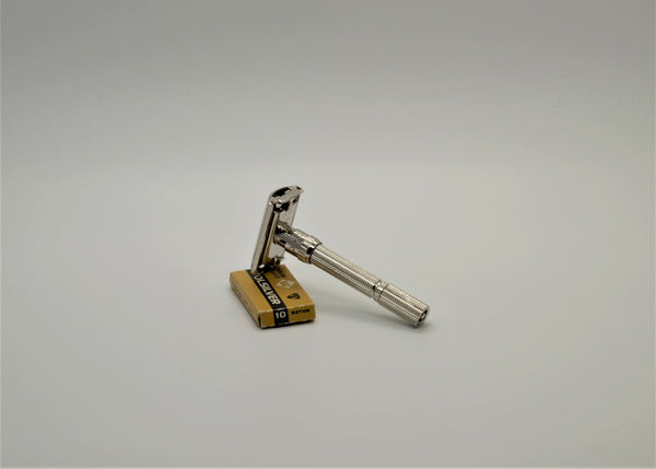 Gillette Slim H 3 - 1962 restored and replated vintage safety razor