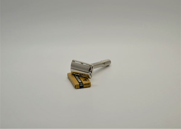 Gillette Slim M 4 - 1967 restored and replated vintage safety razor