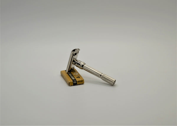 Gillette Slim M 4 - 1967 restored and replated vintage safety razor