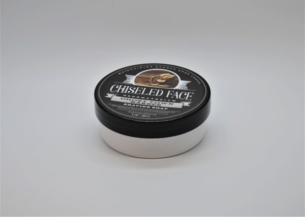 Chiseled Face Ghost Town Barber shaving soap