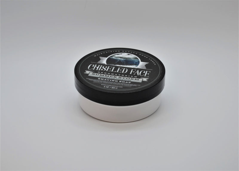 Chiseled Face Summer Storm shaving soap