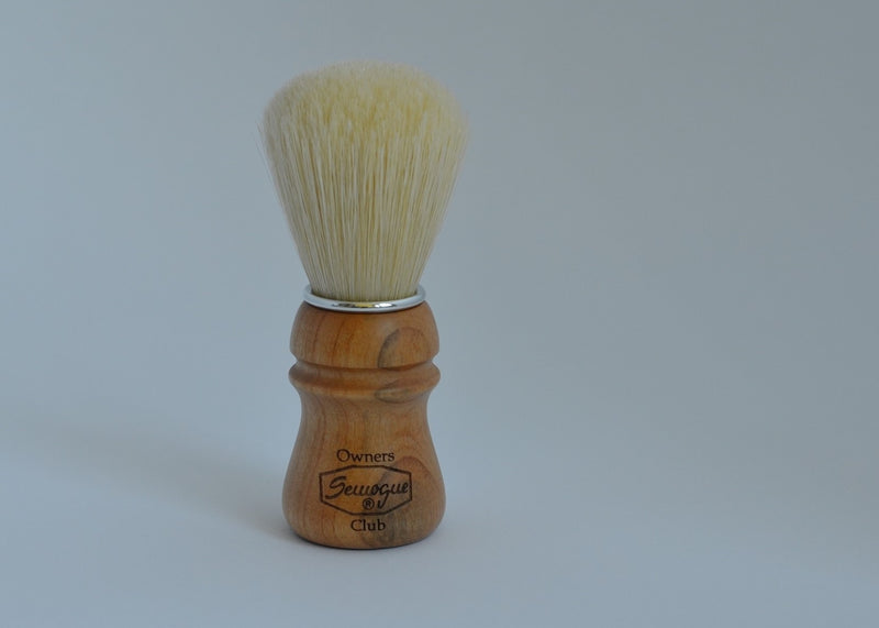 Pennello da barba Semogue SOC C5 Select Premium in legno di ciliegio di cinghiale 
