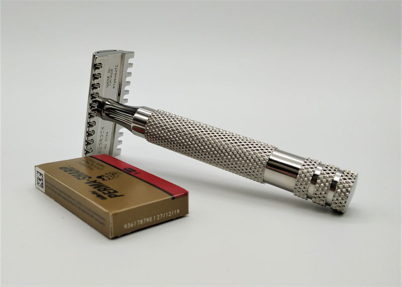 Razorock game changer 0,84 super knurl OC safety razor