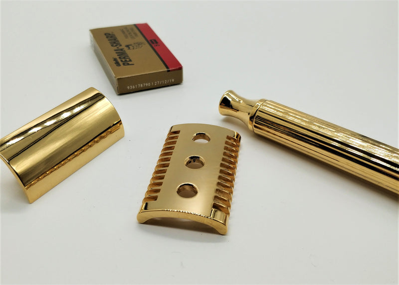 Fatip grande gold open comb